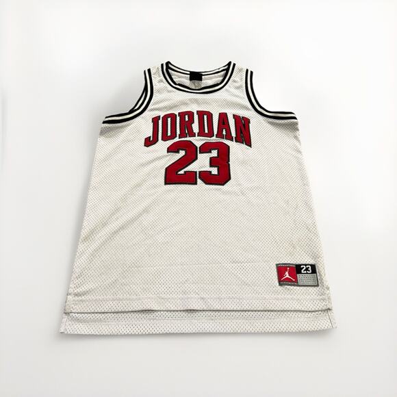 Nike Other - Nike Air Jordan Youth White #23 Sleeveless Basketball Jersey Size L LARGE 12-13